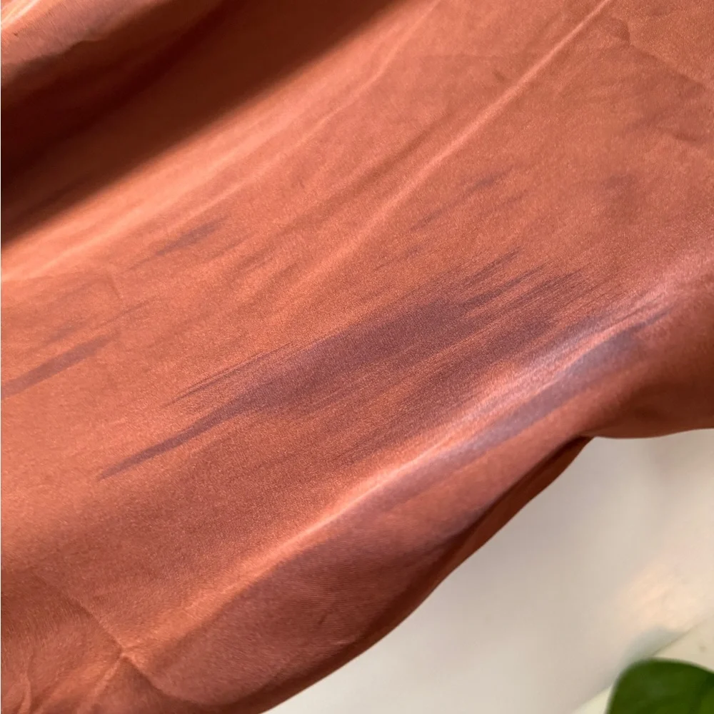 Women’s dark Rust Shirt button down - Picture 7 of 13